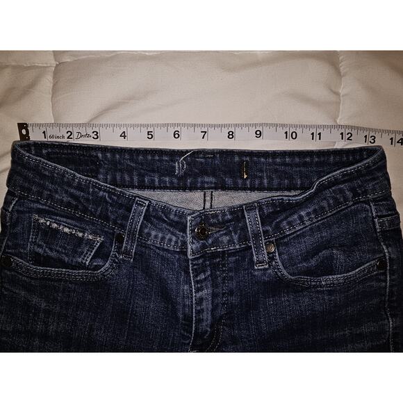 Levi’s Women’s Skinny Jeans W29 L30 Blue Stretch Denim Mid Rise - Picture 7 of 8